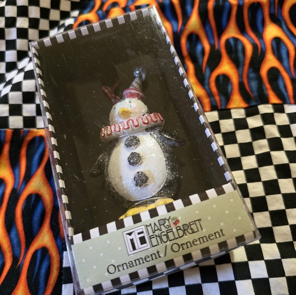 mary engelbreit Christmas ornament, snowman - Picture 2 of 8